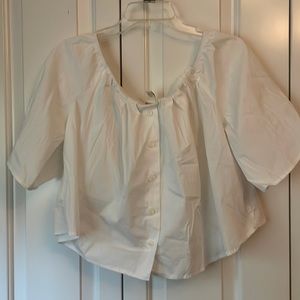 White off the shoulder top